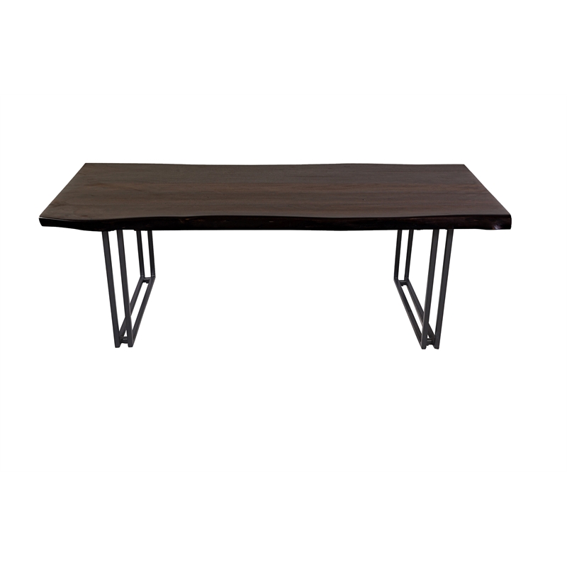 Porter Designs Manzanita Solid Sheesham Wood Coffee Table - Gray