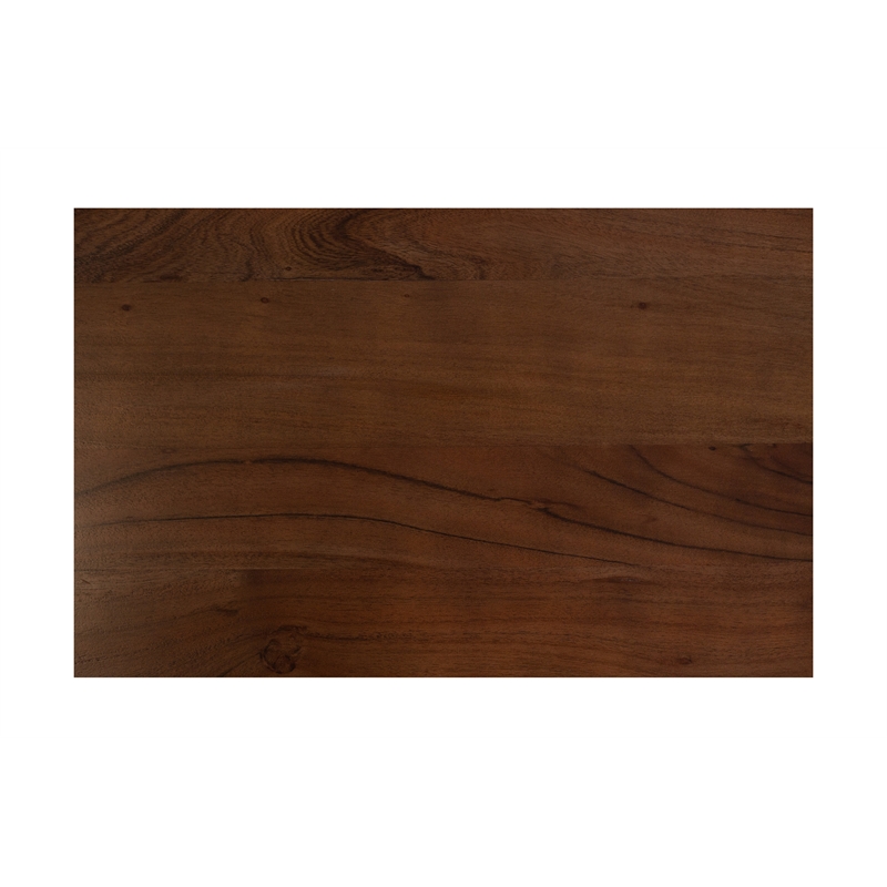 Porter Designs Ellipse Solid Acacia Wood Dining Table - Gray