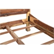 Porter Designs Taos Transitional Solid Sheesham Wood Queen Bed in Natural.