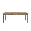 Porter Designs Berkshire Traditional Solid Wood Dining Table in Brown.