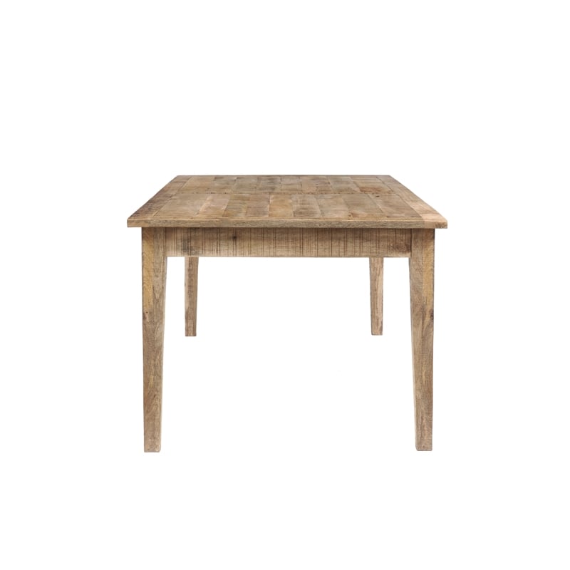 Porter Designs Berkshire Traditional Solid Wood Dining Table in Brown.