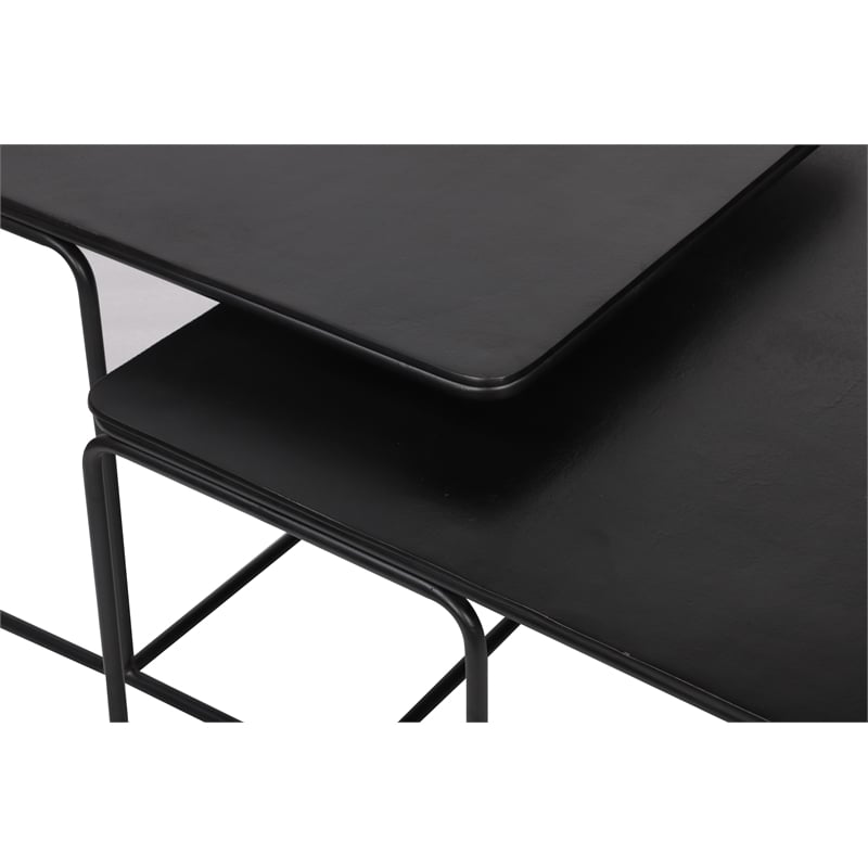 Porter Designs Nicosia Nesting Coffee Tables - Black