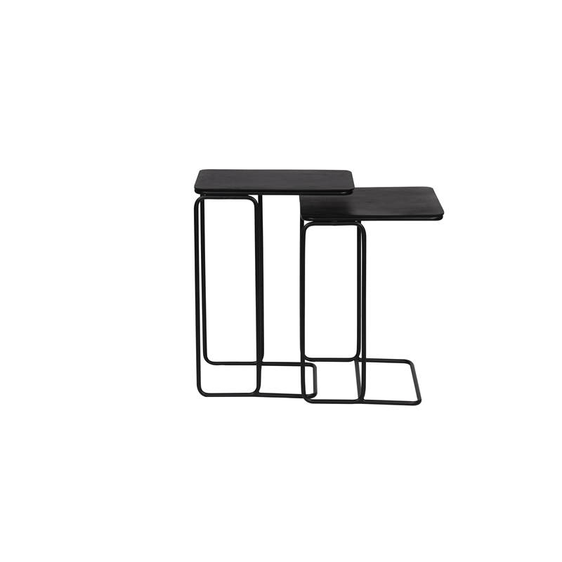 Porter Designs Nicosia Nesting End Tables - Black