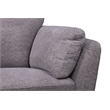 Porter Designs Marley Boucle Fabric Loveseat - Gray