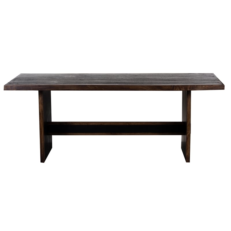 Porter Designs Udo Solid Wood Dining Table - Black
