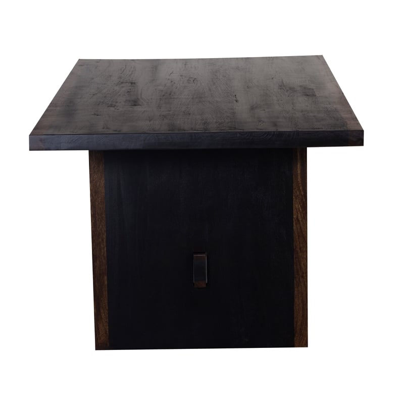 Porter Designs Udo Solid Wood Dining Table - Black