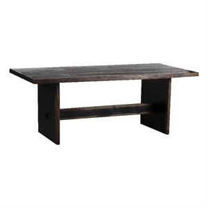 Porter Designs Udo Solid Wood Dining Table - Black