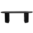 Porter Designs Coburg Solid Wood Dining Table - Black.