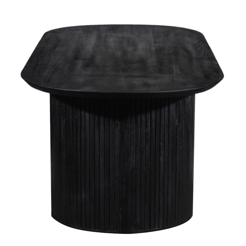 Porter Designs Coburg Solid Wood Dining Table - Black.