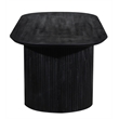 Porter Designs Coburg Solid Wood Dining Table - Black.