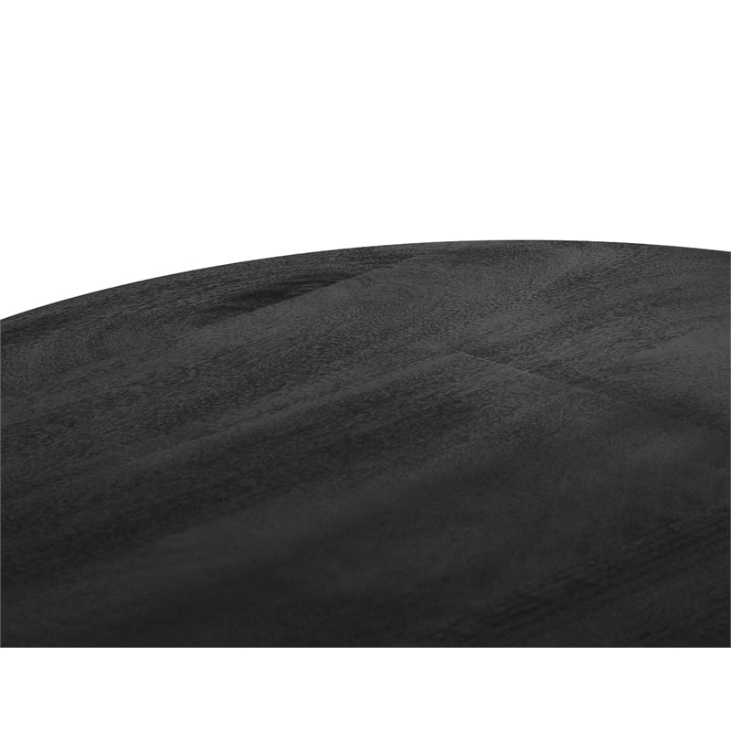 Porter Designs Coburg Solid Wood Dining Table - Black.