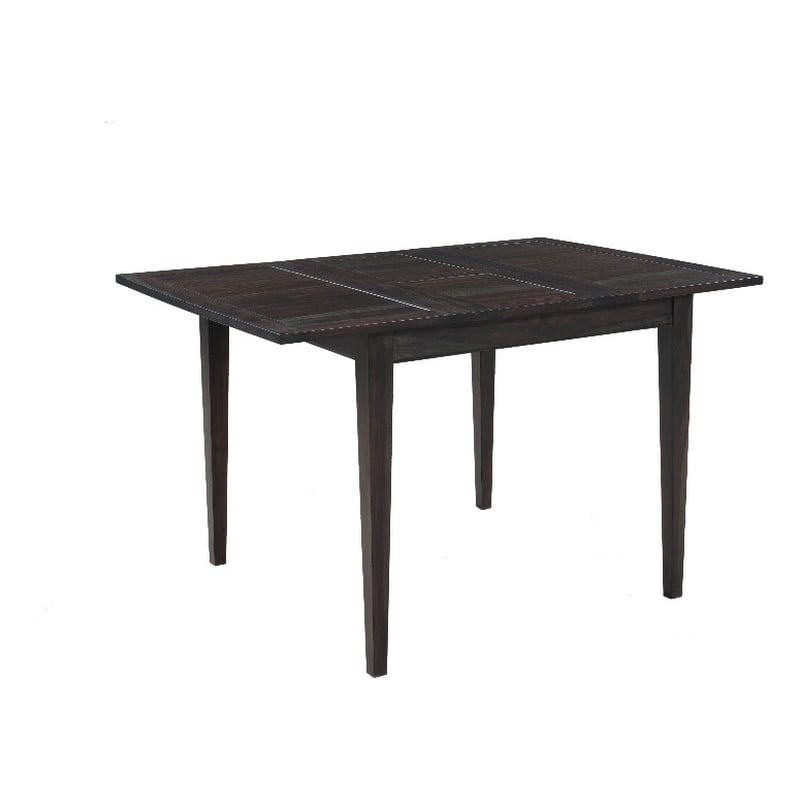 Porter Designs Fall River Solid Wood Butterfly Ext. Counter Table - Gray