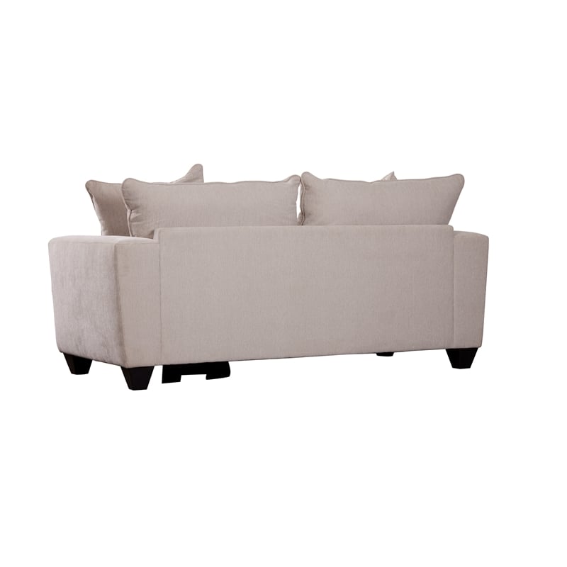 Porter Designs Hawthorne Chenille Fabric Sofa - Cream
