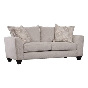 Porter Designs Hawthorne Chenille Fabric Sofa - Cream