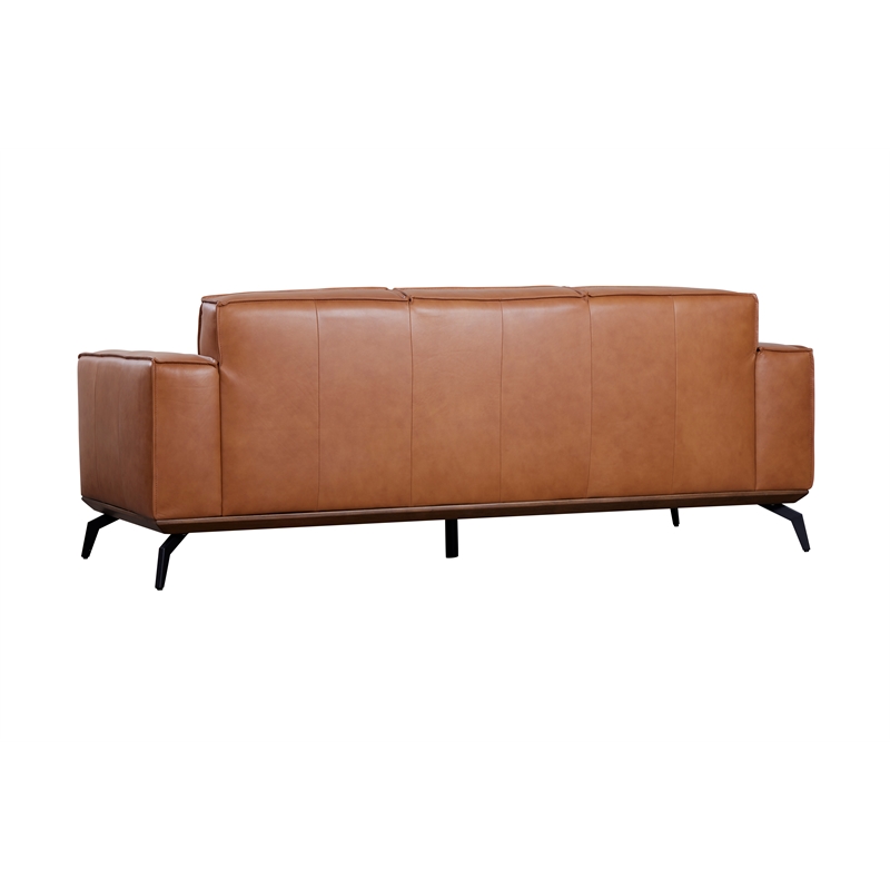 Porter Designs Carina Top Grain Leather Sofa - Brown
