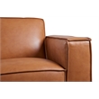 Porter Designs Carina Top Grain Leather Sofa - Brown