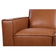 Porter Designs Carina Top Grain Leather Sofa - Brown