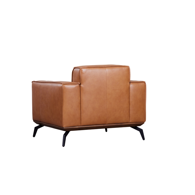 Porter Designs Carina Top Grain Leather Chair - Brown