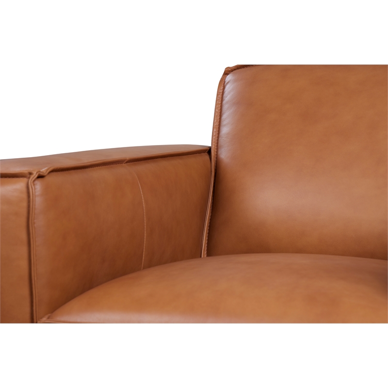 Porter Designs Carina Top Grain Leather Chair - Brown