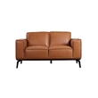 Porter Designs Carina Top Grain Leather Loveseat - Brown