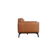 Porter Designs Carina Top Grain Leather Loveseat - Brown
