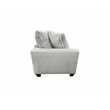 Porter Designs Broadway Microfiber Upholstered Sofa in Gray