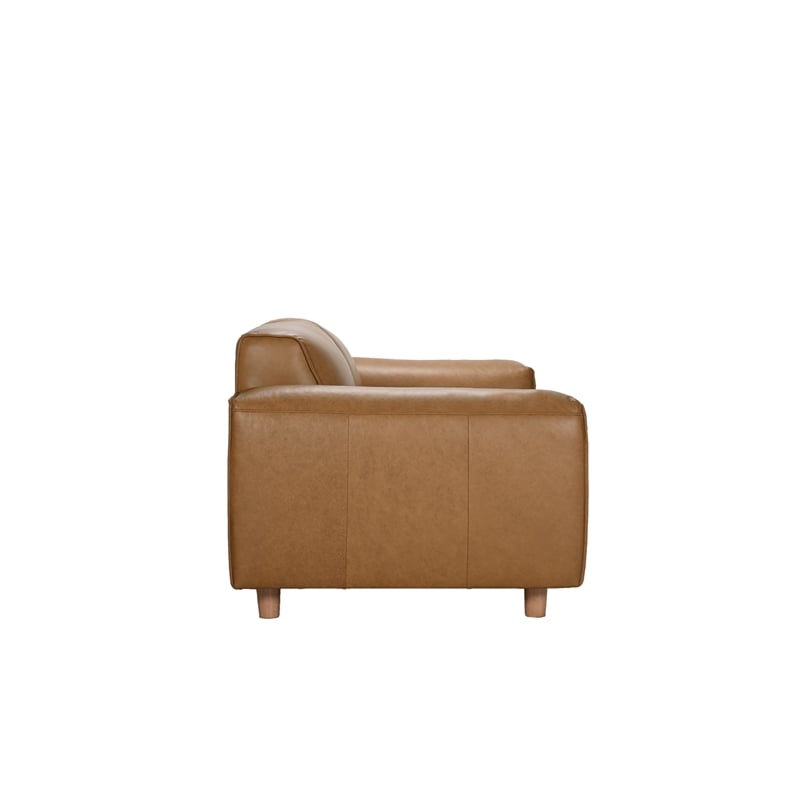 Porter Designs Nerio Top-Grain Leather Loveseat - Brown