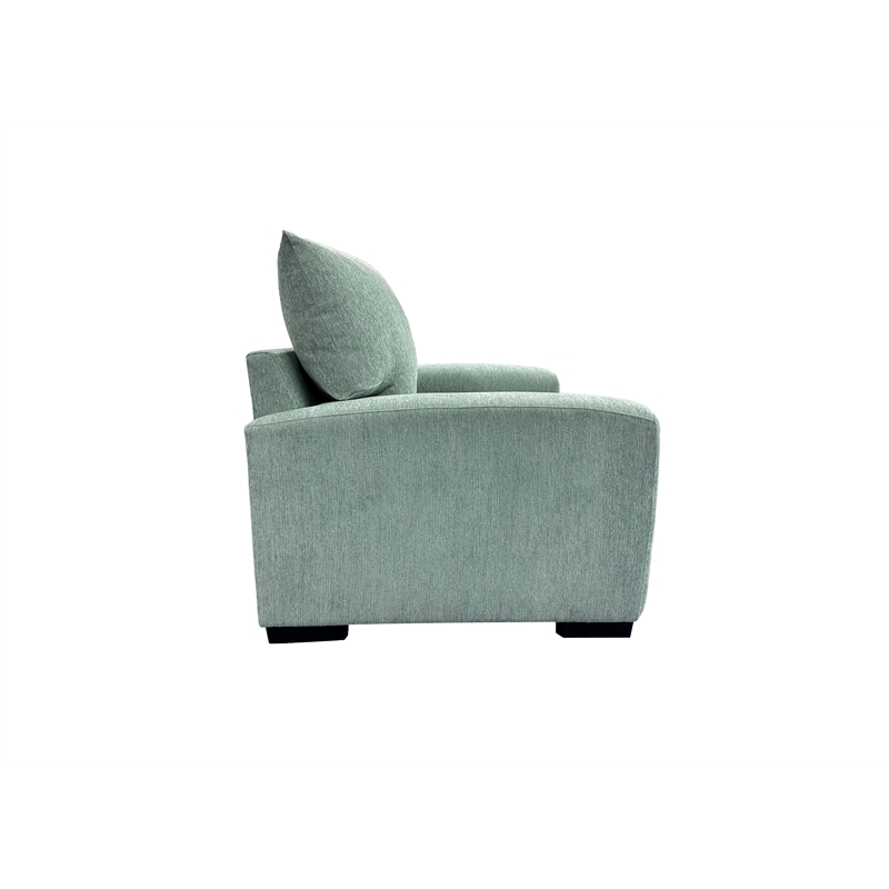 Porter Designs Clayton Modern Upholstered Chair - Teal