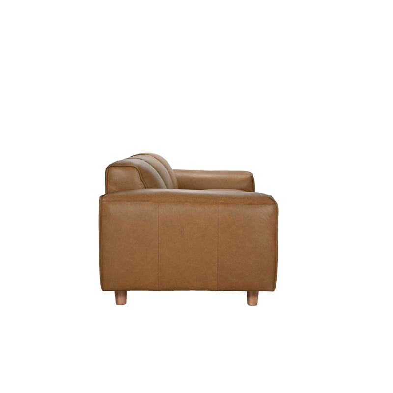 Porter Designs Nerio Top-Grain Leather Sofa - Brown