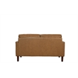 Porter Designs Soria Top-Grain Leather Loveseat - Brown
