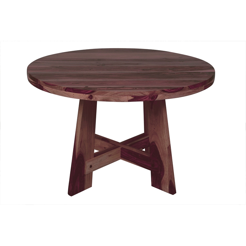 Porter Designs Kalispell Solid Sheesham Wood Dining Table - Brown
