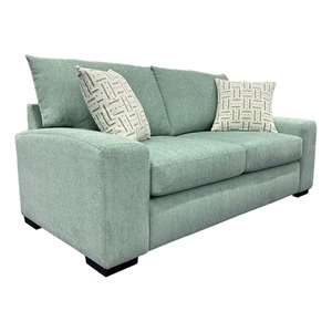 Porter Designs Clayton Modern Upholstered Loveseat - Teal