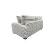 Porter Designs Big Chill Microfiber Loveseat - Gray
