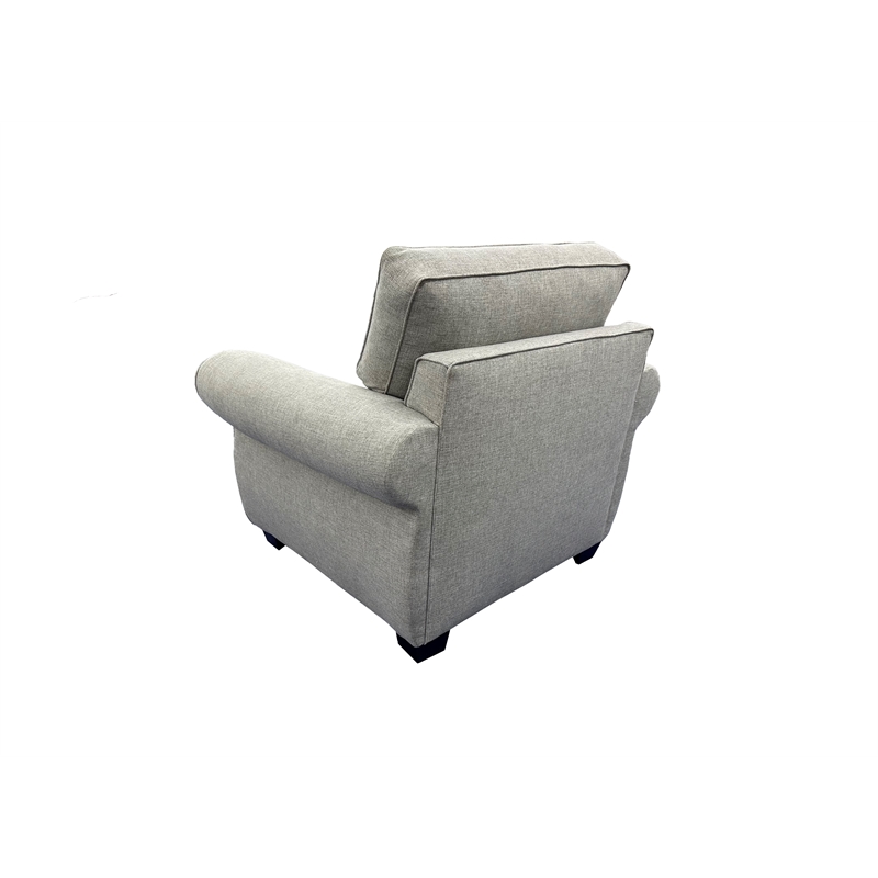 Porter Designs Oasis Transitional Upholstered Chair - Gray