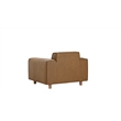 Porter Designs Nerio Top-Grain Leather Chair - Brown