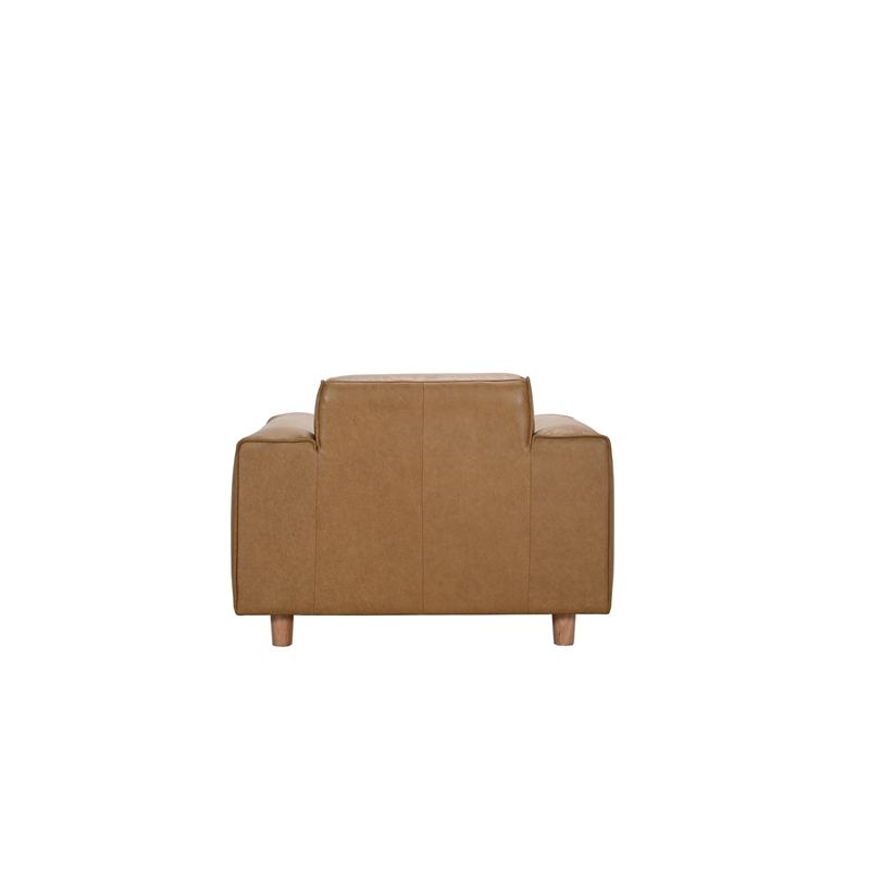 Porter Designs Nerio Top-Grain Leather Chair - Brown