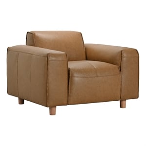 Porter Designs Nerio Top-Grain Leather Chair - Brown