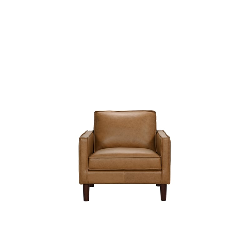 Porter Designs Soria Top-Grain Leather Chair - Brown