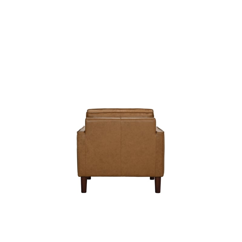 Porter Designs Soria Top-Grain Leather Chair - Brown