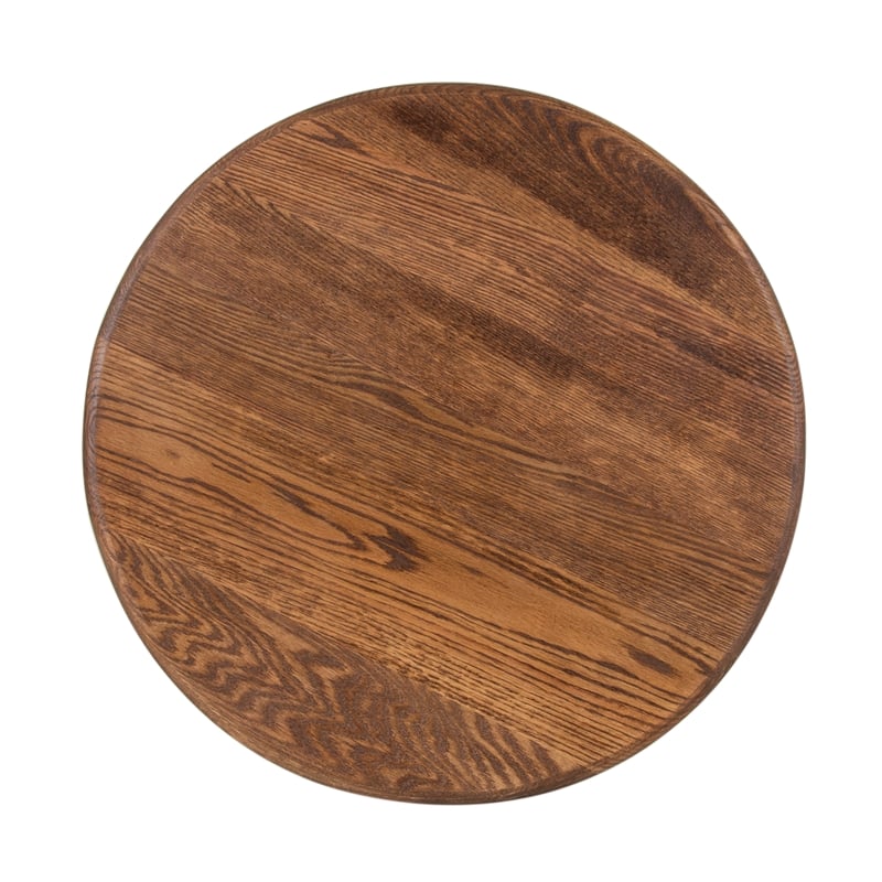 Porter Designs Bixby Solid Red Oak Wood End Table - Brown
