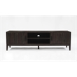 Porter Designs Fall River Solid Sheesham Wood TV Stand - Gray