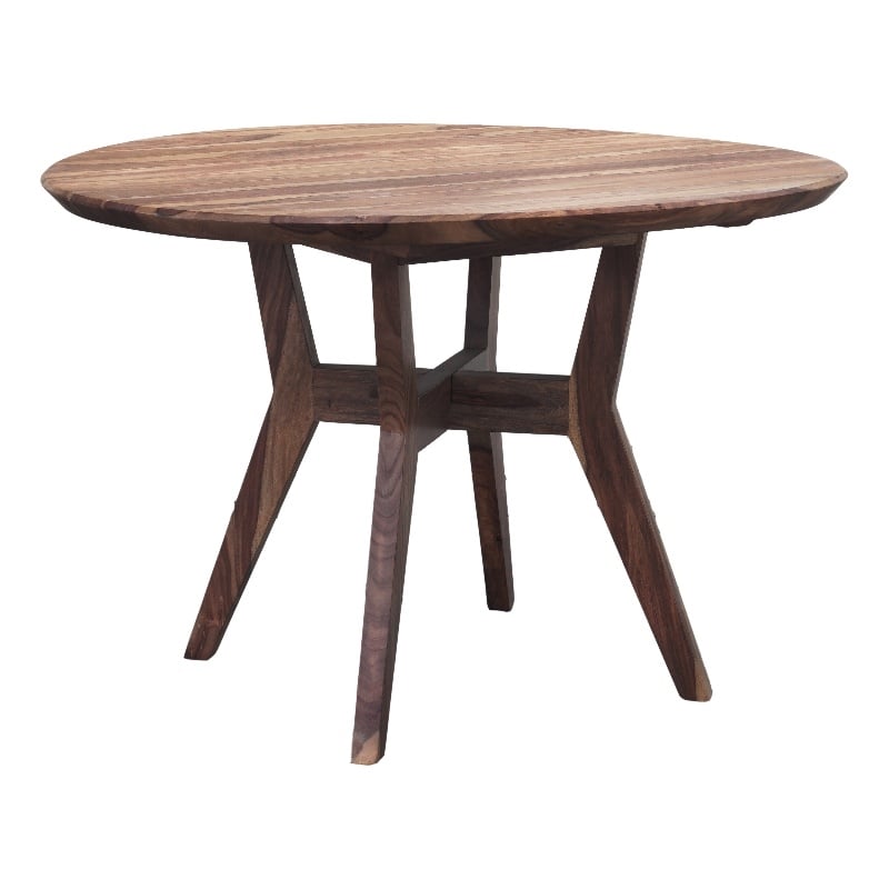 Porter Designs Urban Solid Sheesham Wood Dining Table - Brown