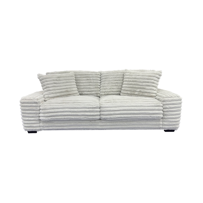 Porter Designs Big Chill Microfiber Sofa - Gray