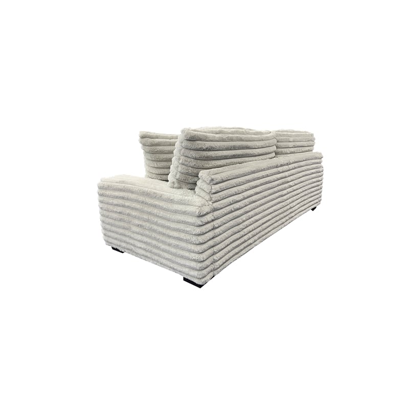 Porter Designs Big Chill Microfiber Sofa - Gray