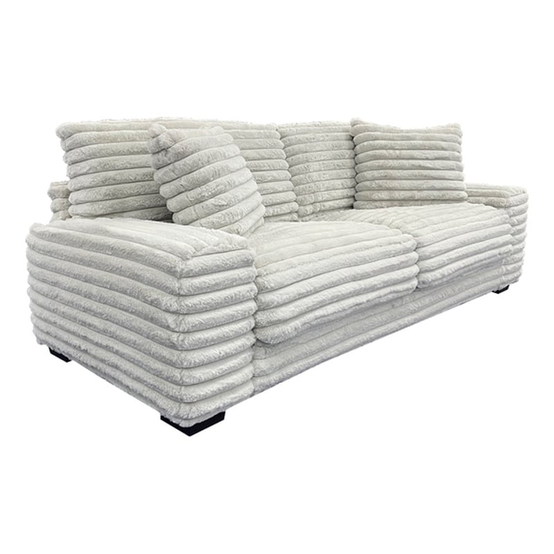 Porter Designs Big Chill Microfiber Sofa - Gray