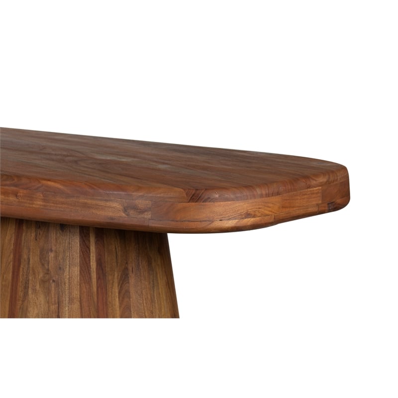 Porter Designs Ekta Solid Acacia Wood Coffee Table - Brown