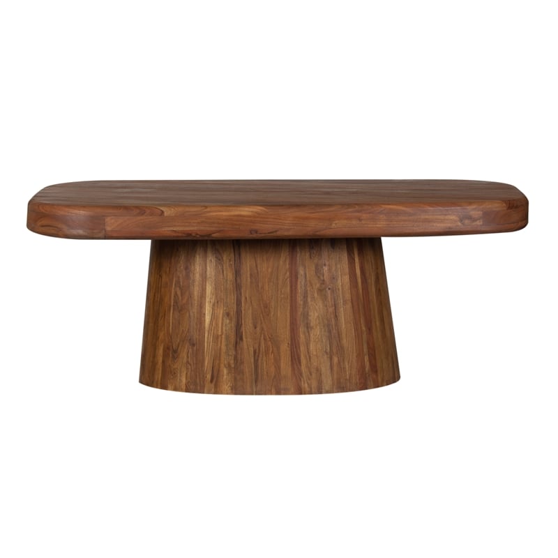 Porter Designs Ekta Solid Acacia Wood Coffee Table - Brown