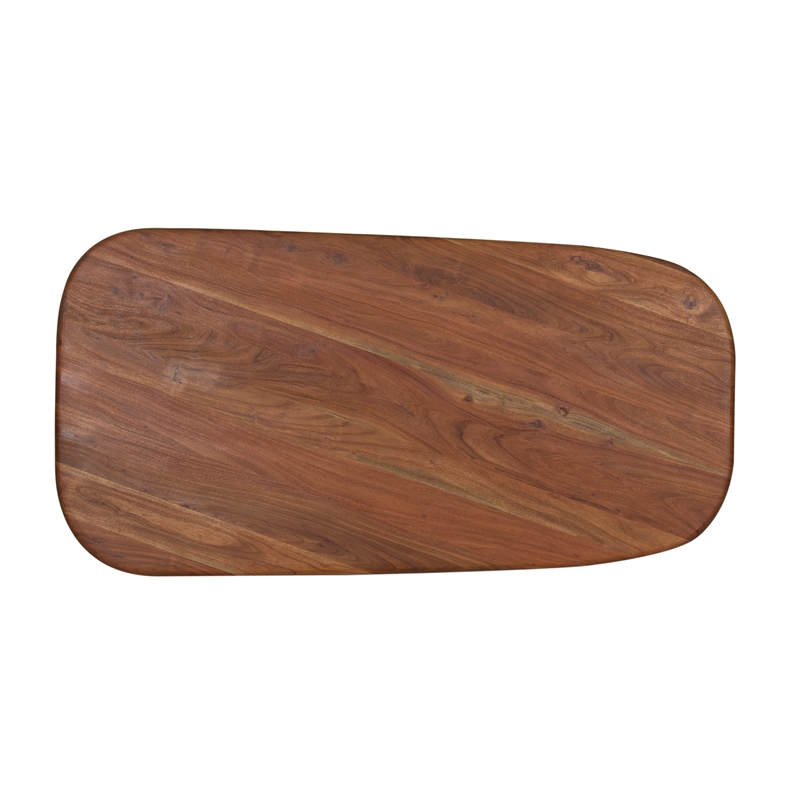 Porter Designs Ekta Solid Acacia Wood Coffee Table - Brown