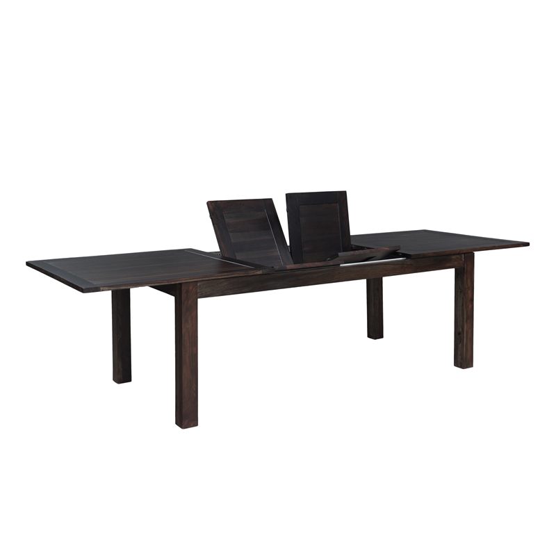 Porter Designs Urban Solid Sheesham Wood Extendable Dining Table - Gray