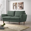 Porter Designs Burnside Contemporary Upholstered Loveseat - Green